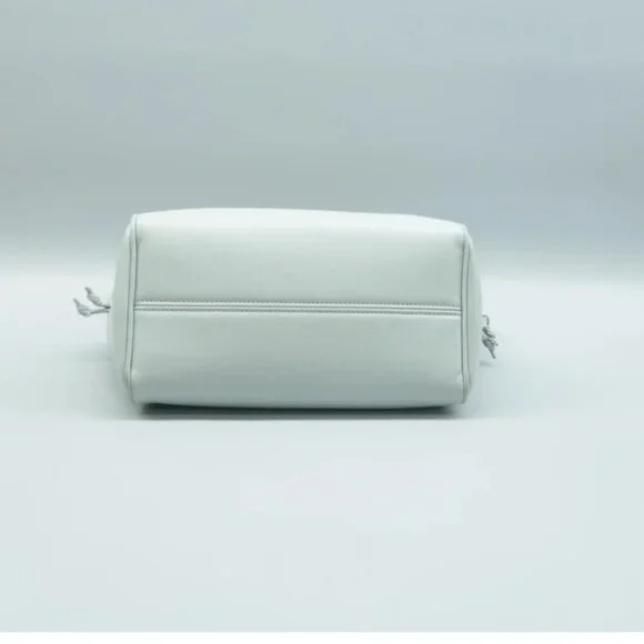 100% Authentic CELINE Blue Leather Satchel - Picture 5 of 12